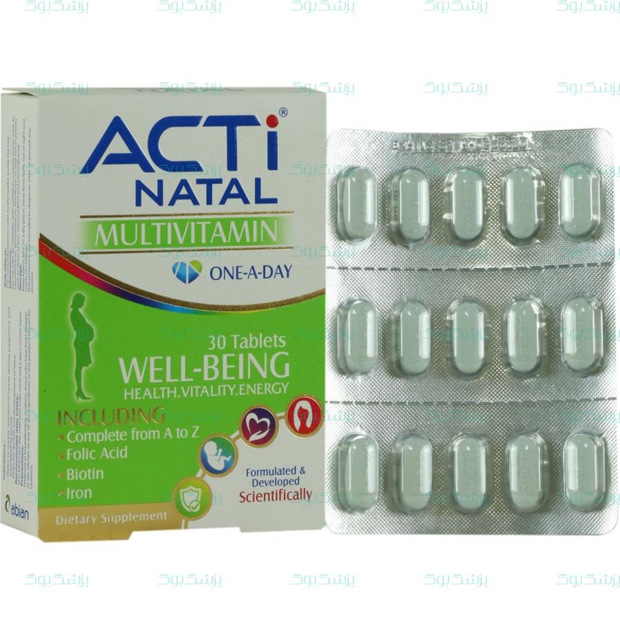 قرص اکتی ناتال ابیان دارو 30 عدد