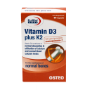 کپسول ویتامین د3 پلاس کا2 یوروویتال 60عدد